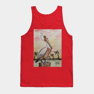 Pelican at Sunset Tank Top